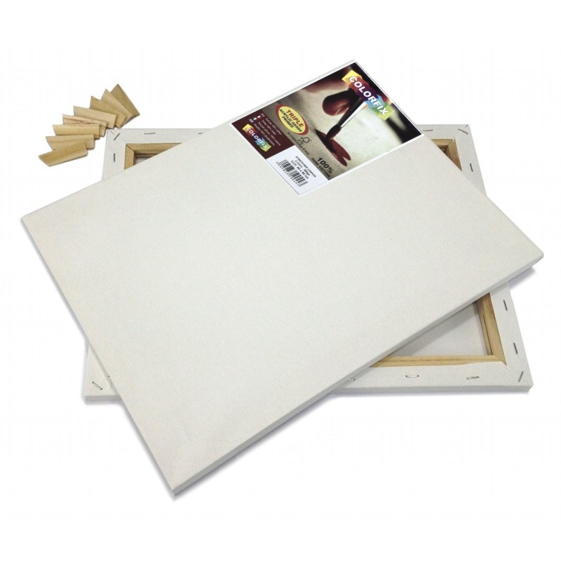 Τελάρο Colorfix Μουσαμάς 15x15cm λευκό