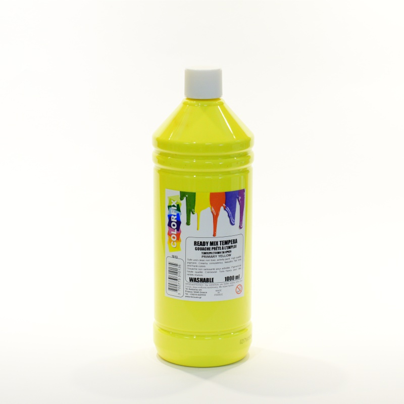 Τέμπερα Colorfix 1lt Primary Yellow