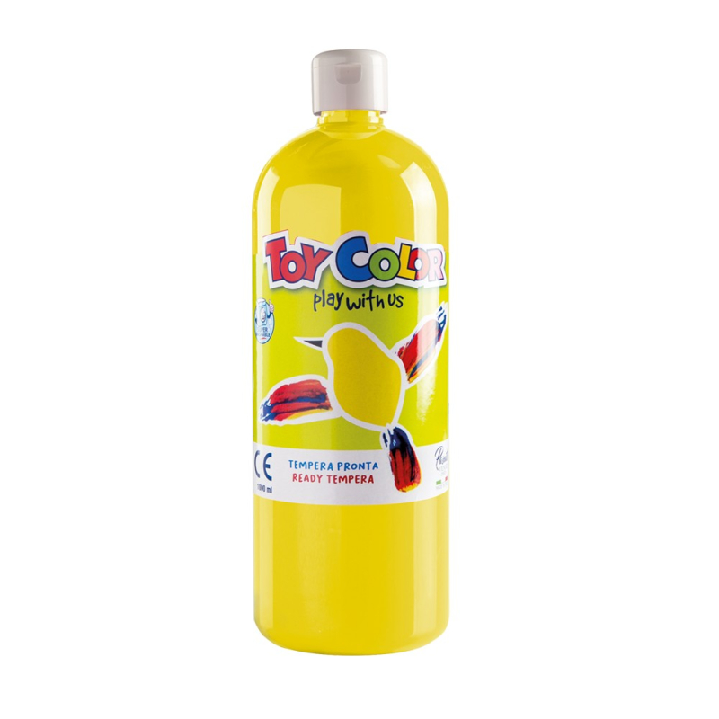 Τέμπερα Toy Color Κίτρινο 1lt