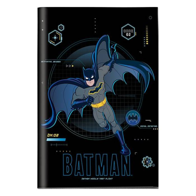 Τετράδιο καρφίτσα Batman 17x25 50Φ.