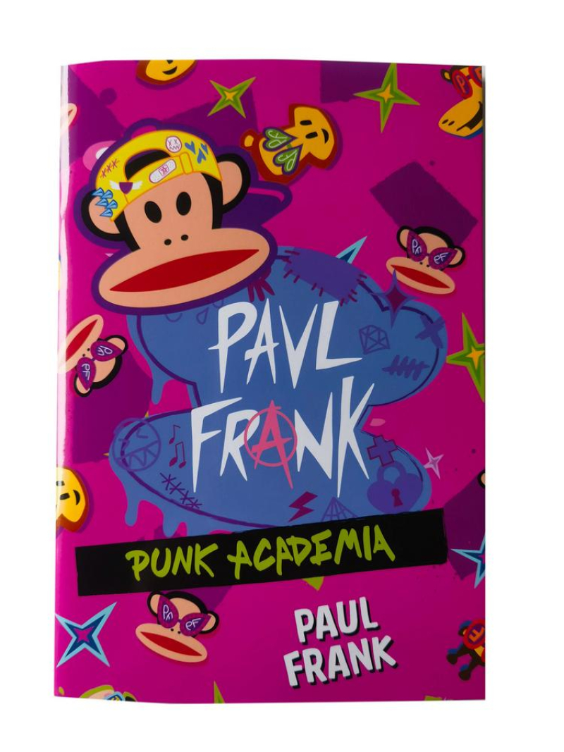 Τετράδιο καρφίτσα BMU Paul Frank Bubble - Punk 17x25 40Φ.