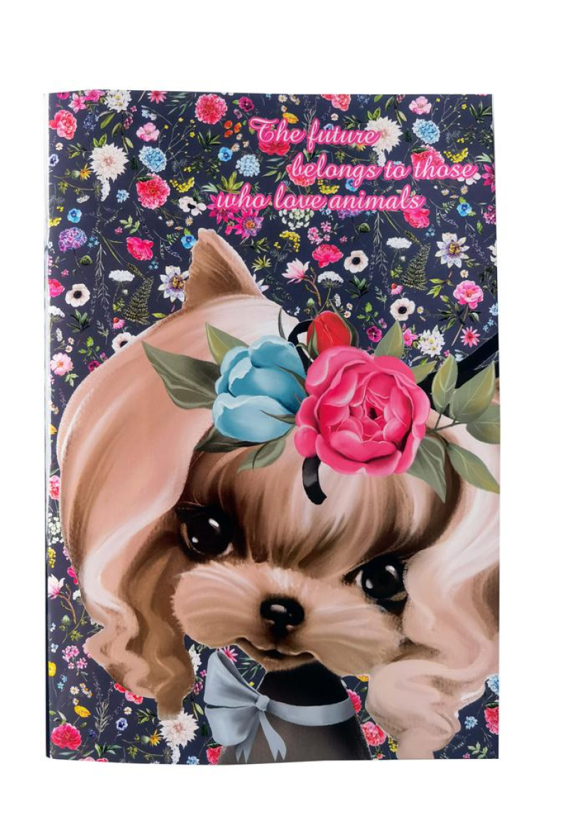 Τετράδιο καρφίτσα BMU Yorke Margie - Pink Deer 17x25 40Φ.