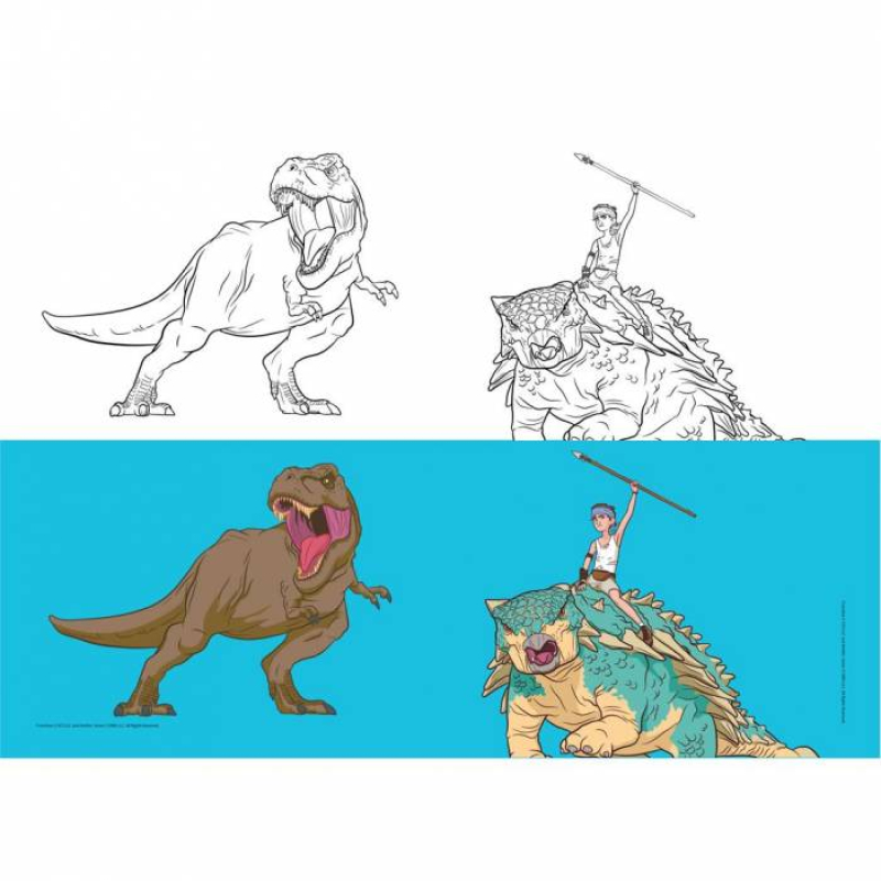 Τετράδιο καρφίτσα Jurassic World 17x25 40Φ.