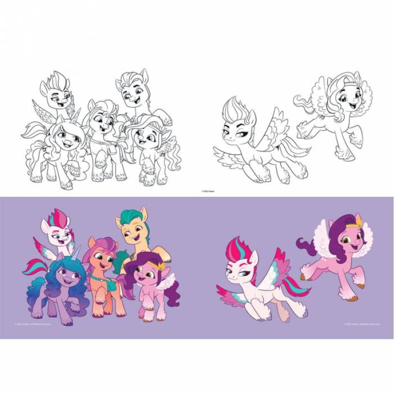 Τετράδιο καρφίτσα My Little Pony 17x25 40Φ.