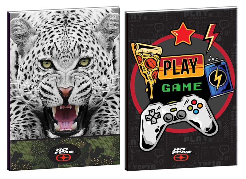 Τετράδιο καρφίτσα No Fear Jaguar - Play Game 17x25 40Φ.
