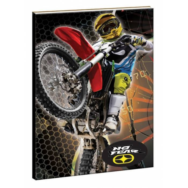 Τετράδιο καρφίτσα No Fear Leopard Motocross 17X25 40φ