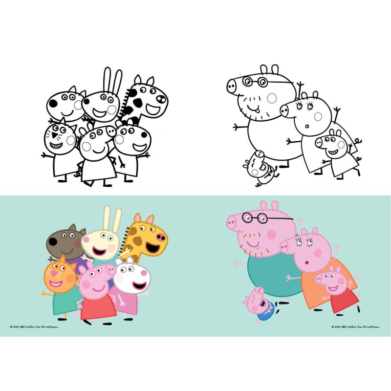 Τετράδιο καρφίτσα Peppa Pig Smile 17x25 40Φ.