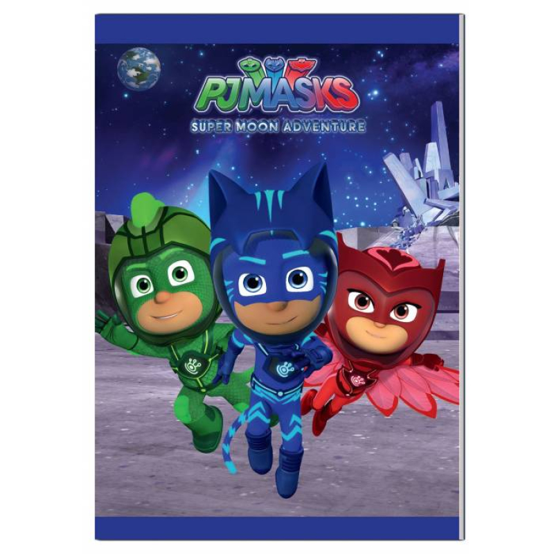 Τετράδιο καρφίτσα Pj Masks 17X24 40φ (0484152)