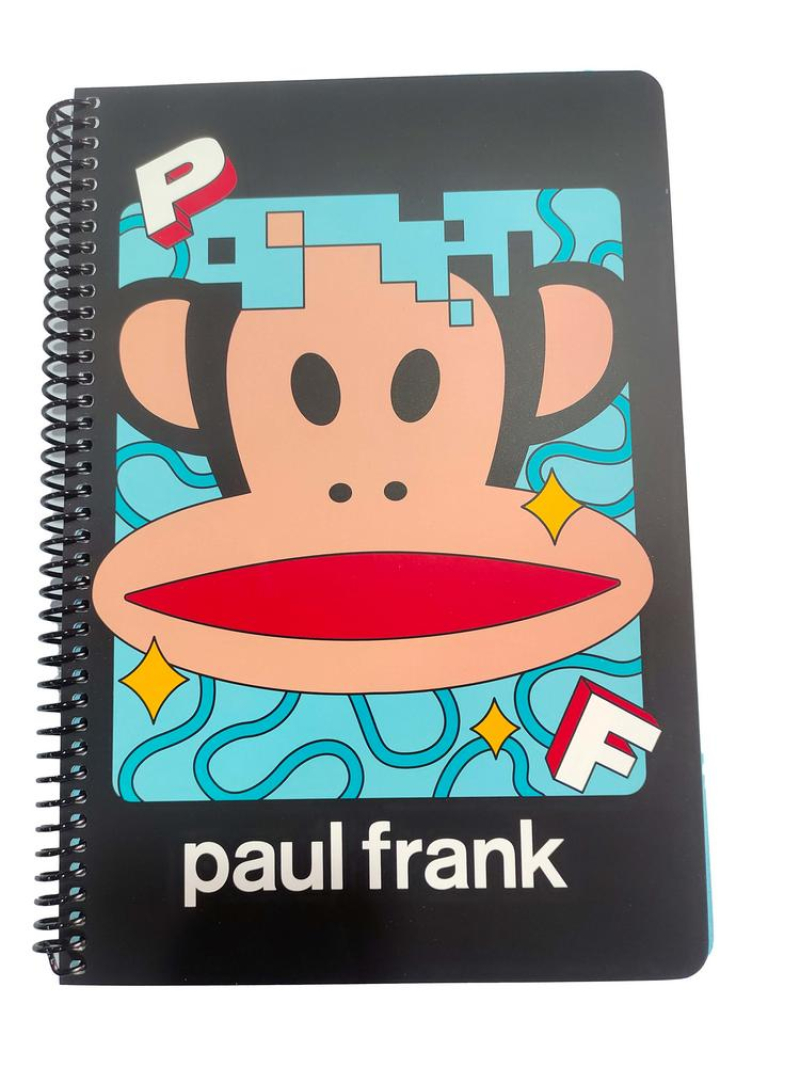 Τετράδιο σπιράλ BMU Paul Frank Digital - Skate  2 θεμάτων 17x25 70φ.