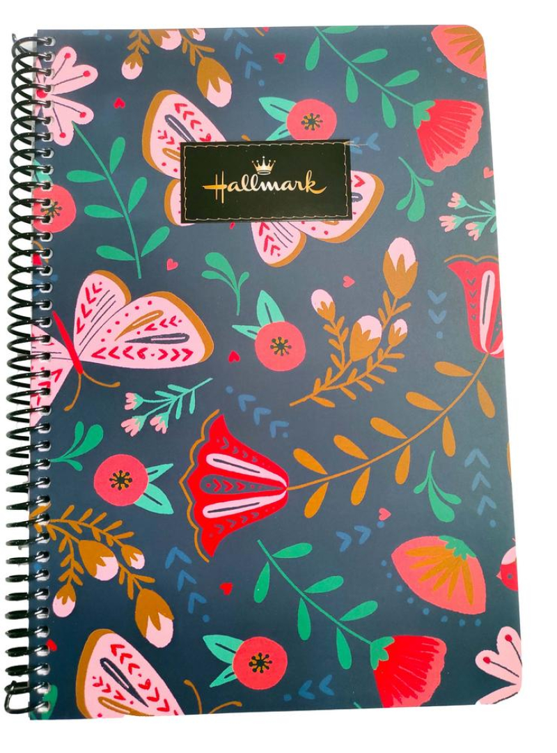 Τετράδιο σπιράλ Hallmark Butterfly - Grind 2 θεμάτων 17x25 70φ.