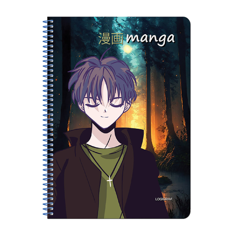 Τετράδιο σπιράλ Manga 2 θεμ. A4 60Φ/70gr