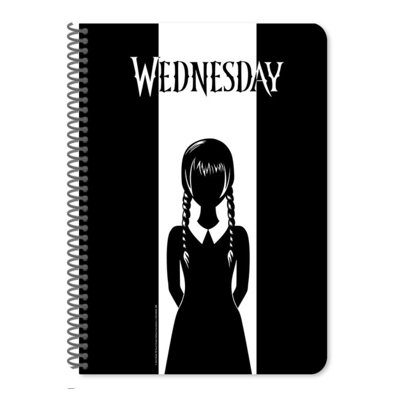 Τετράδιο σπιράλ Wednesday 2 θεμάτων A4 60φ.