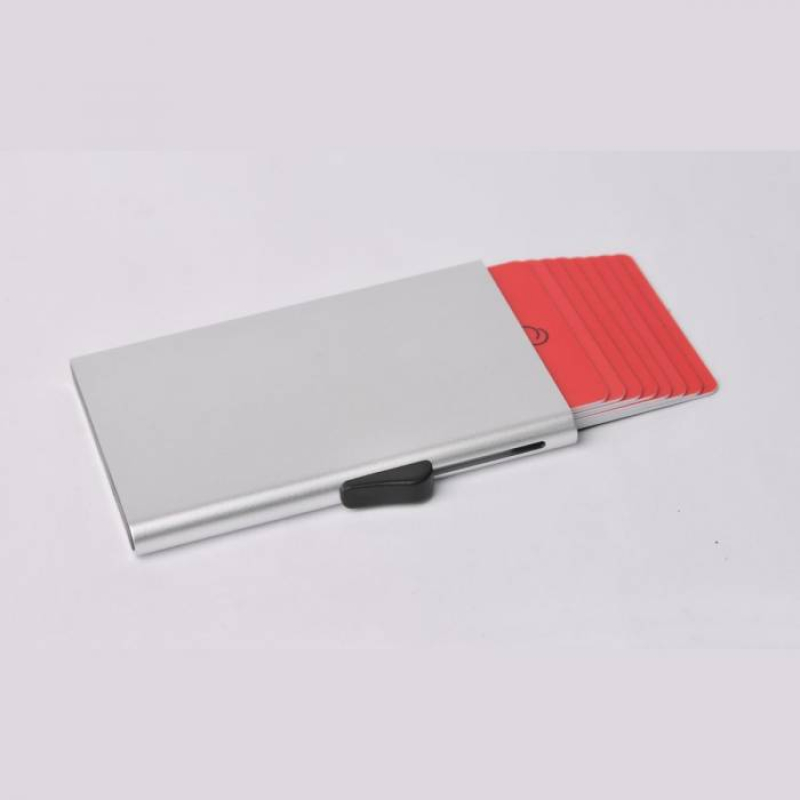 Θήκη Πιστωτικών C-Secure με προστασία RFID Silver