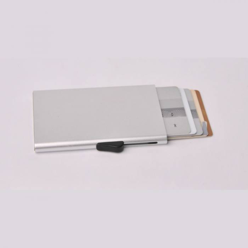 Θήκη Πιστωτικών C-Secure με προστασία RFID Silver