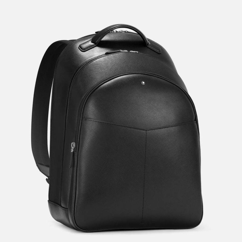 Τσάντα Δερμάτινη Mont Blanc Sartorial Μαύρη 130096