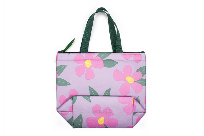 Τσάντα φαγητού Tri-Coastal Modern Retro Flowers