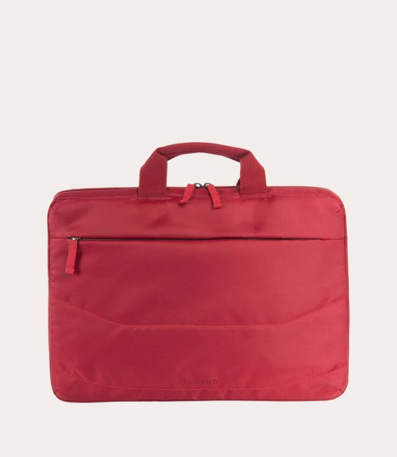 Τσάντα για laptop Tucano Idea με χερούλι και ασύρματο ποντίκι δώρο κόκκινη