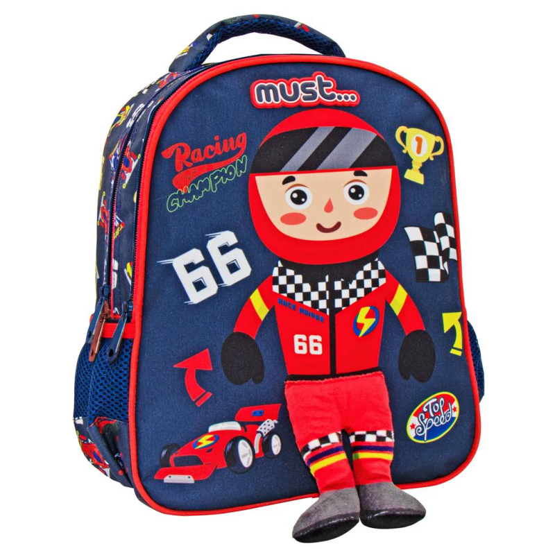 Τσάντα Nηπιαγωγείου Must Charmy Racing Champion 27x10x31cm
