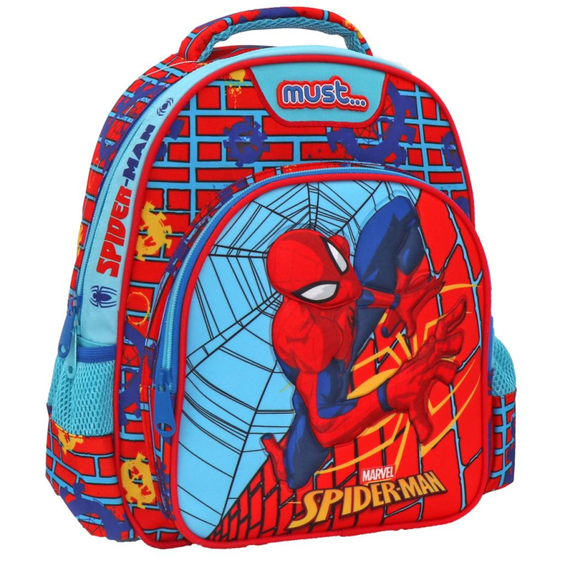 Τσάντα Nηπιαγωγείου Must Spiderman on the wall 27x10x31cm