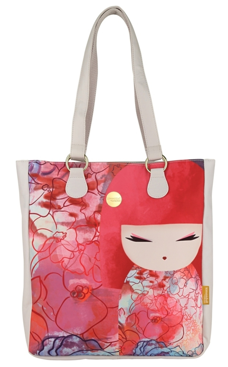 Τσάντα Shopper Kimmidoll κόκκινη