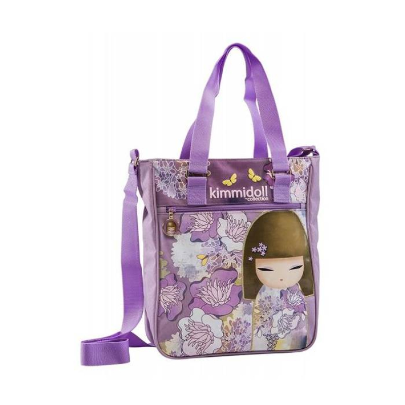 Τσάντα Shopper Kimmidoll μωβ