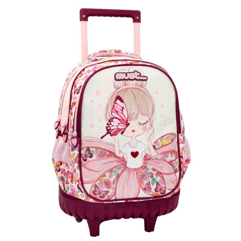 Τσάντα Trolley Butterfly Girl 34x20x44cm