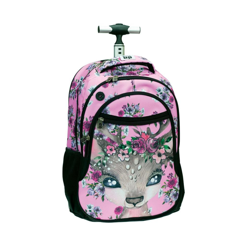 Τσάντα Trolley No Fear Pink Deer