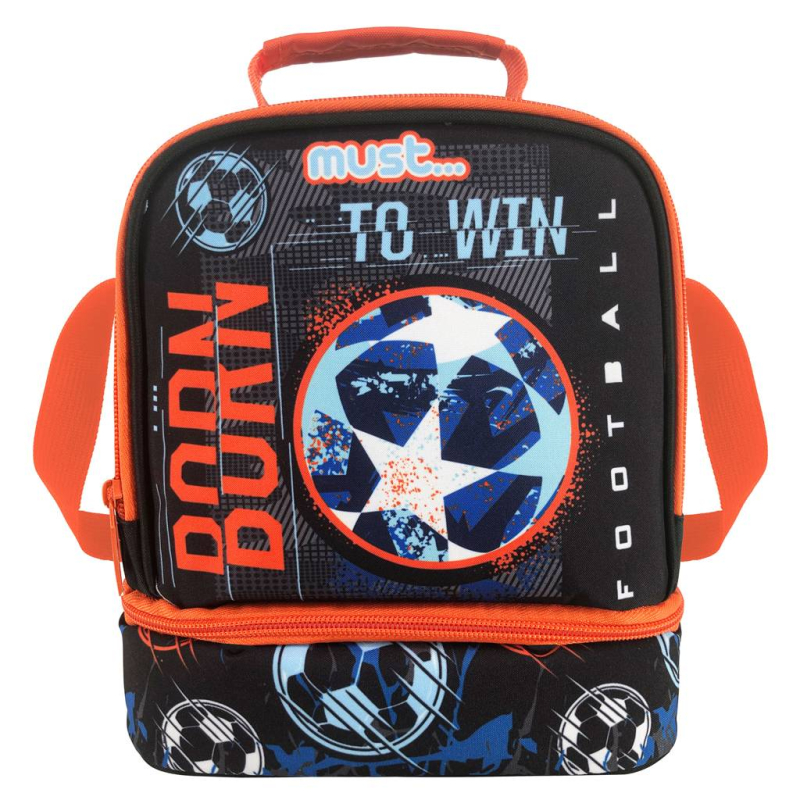 Tσαντάκι φαγητού Must Born to win 24x12x20cm