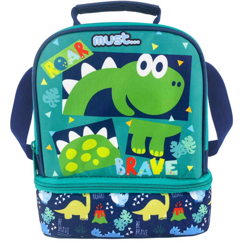 Tσαντάκι φαγητού Must Dino Roar 24x12x20cm