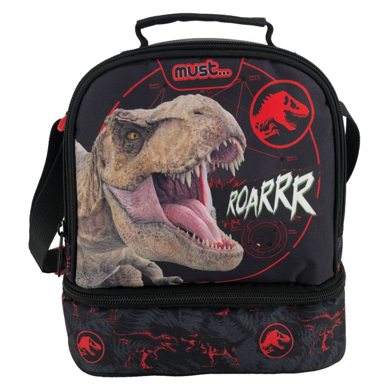 Tσαντάκι φαγητού Must Jurassic T-rex Roarrr 24x12x20cm
