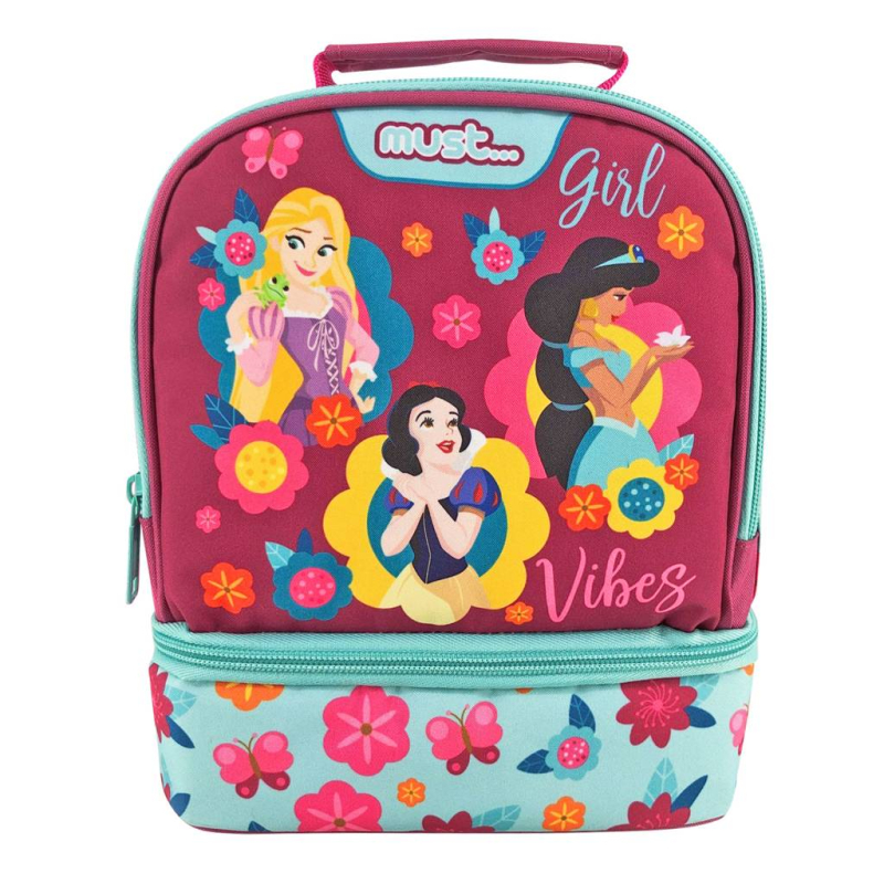 Tσαντάκι φαγητού Must Princess girl vibes 24x12x20cm