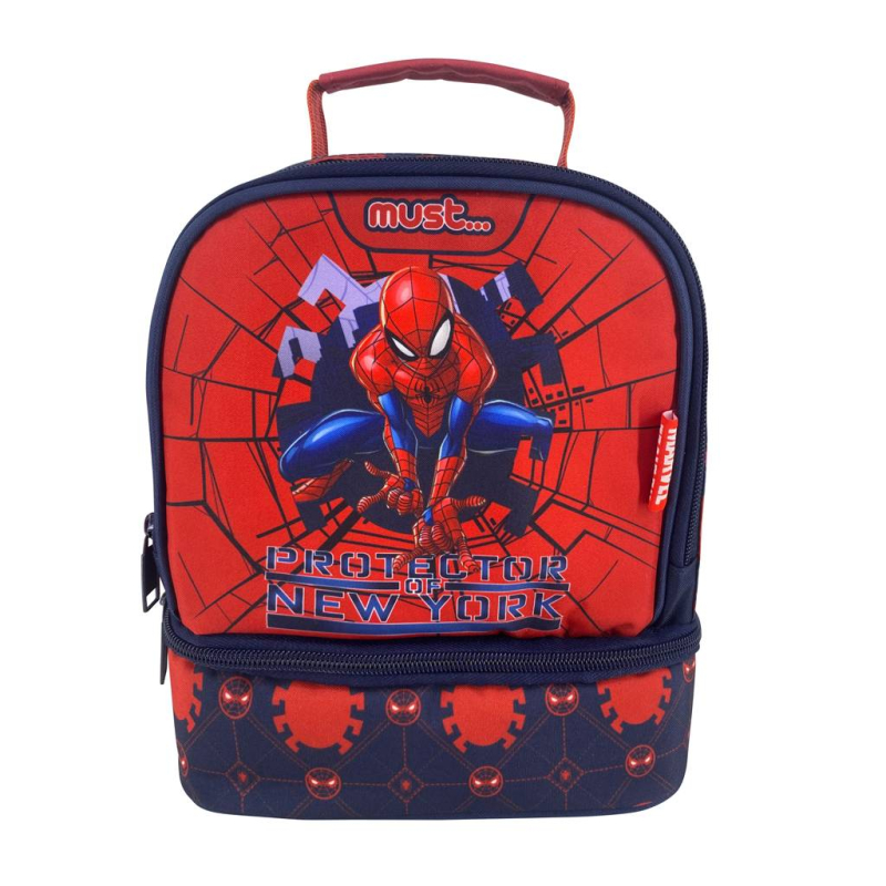 Tσαντάκι φαγητού Must Spiderman of New York 24x12x20cm