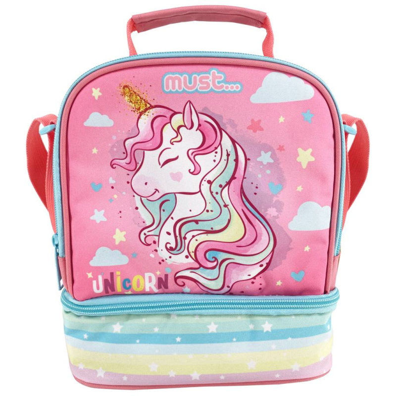 Tσαντάκι φαγητού Must Unicorn 24x12x20cm