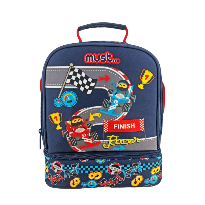 Tσαντάκι φαγητού Must Yummy Racing ισοθερμικό 22x16x28cm