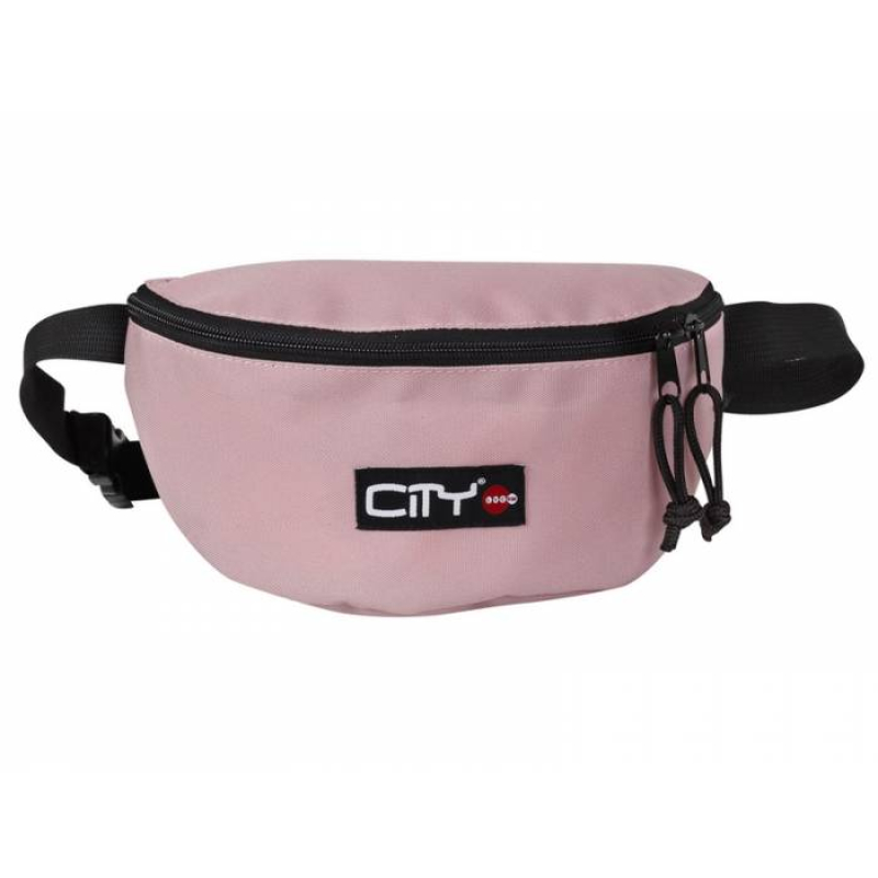 Τσαντάκι μέσης μπανάνα City Bride pink