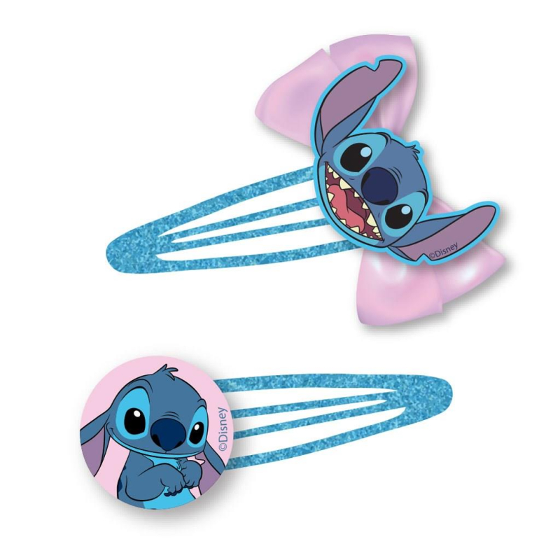 Τσιμπιδάκια μαλλιών Lilo & Stitch 2 τεμ.