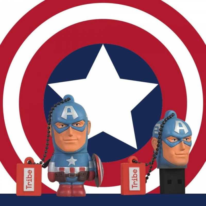 Usb Flash Drive Tribe 3D Captain America 16GB