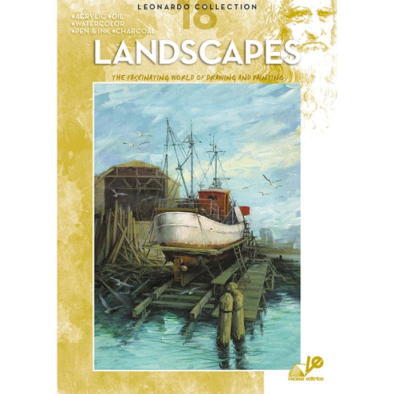 Βιβλίο Ζωγραφικής Leonardo No18 - Landscapes