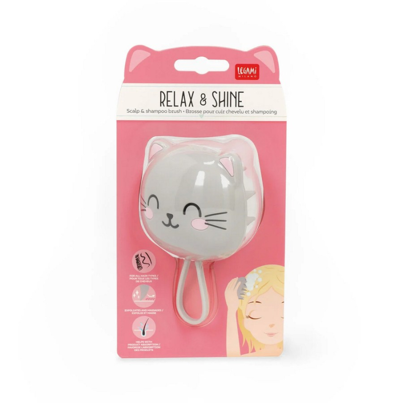 Βούρτσα μαλλιών Legami massage Kitty