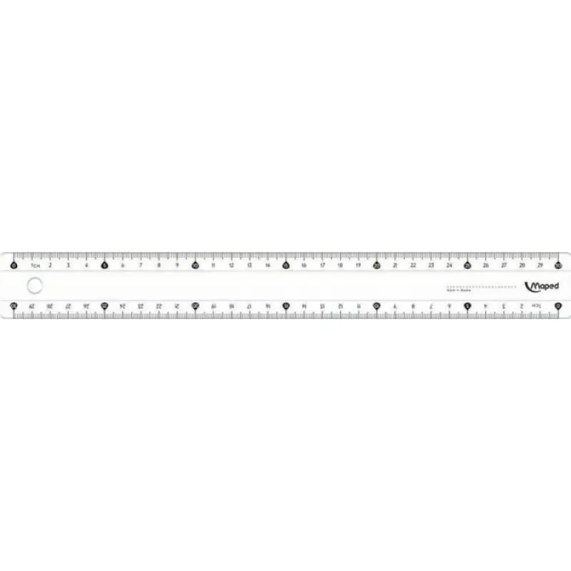 Χάρακας γεωμετρικός Maped Cristal 146 30cm
