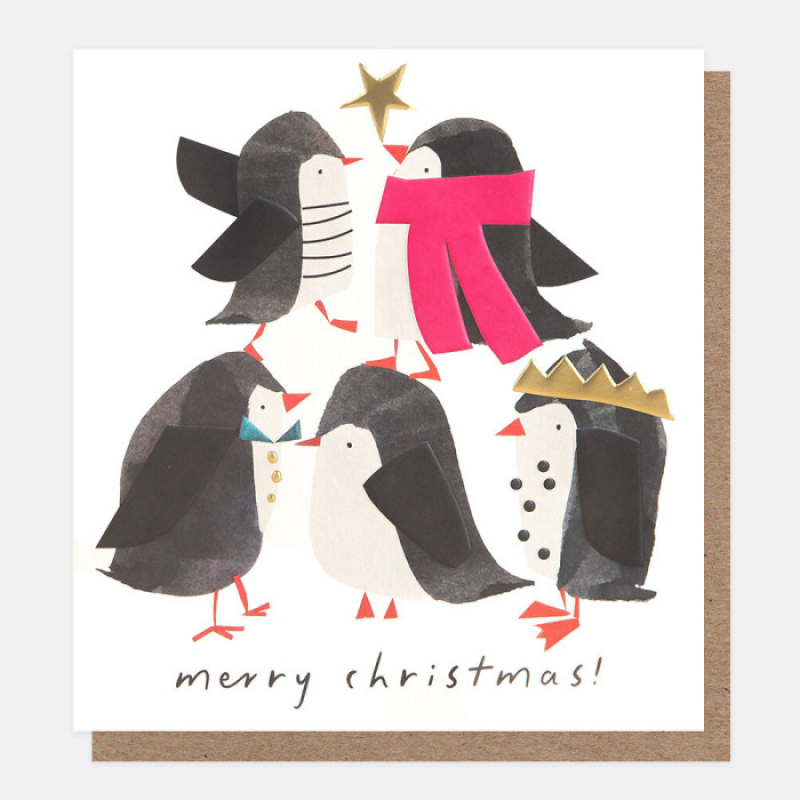 Χριστουγεννιάτικη κάρτα Gardner Merry Christmas Penguins