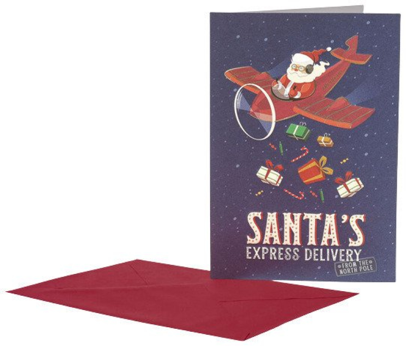Χριστουγεννιάτικη κάρτα Legami Santa's Express Delivery