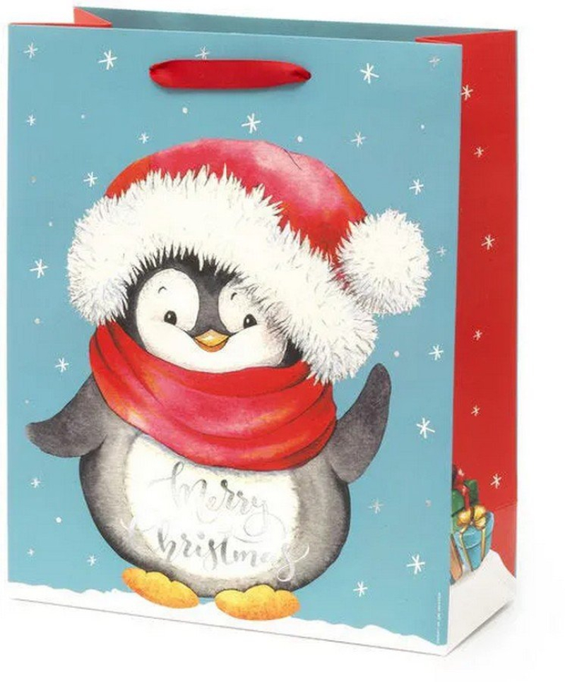 Χριστουγεννιάτικη τσάντα large Legami Peguin