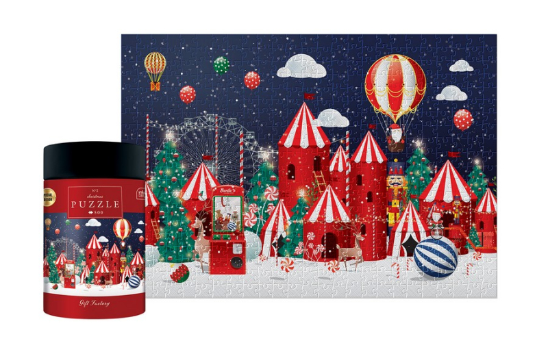 Χριστουγεννιάτικο Παζλ Interdruk Gift Factory 500 τεμ