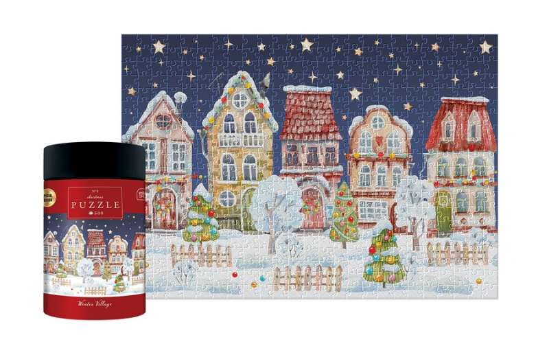 Χριστουγεννιάτικο Παζλ Interdruk Winter Village 500 τεμ