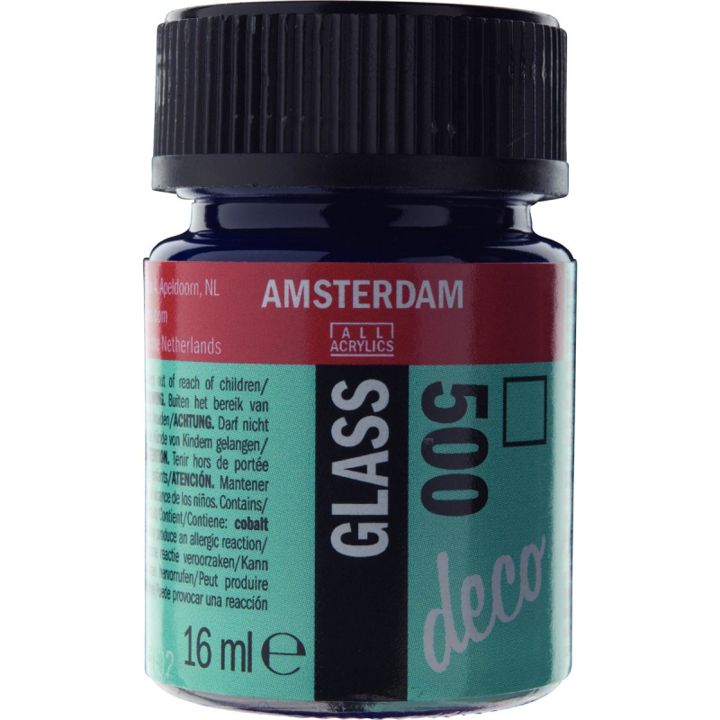 Χρώμα Amsterdam Glass 16ml Blue 500