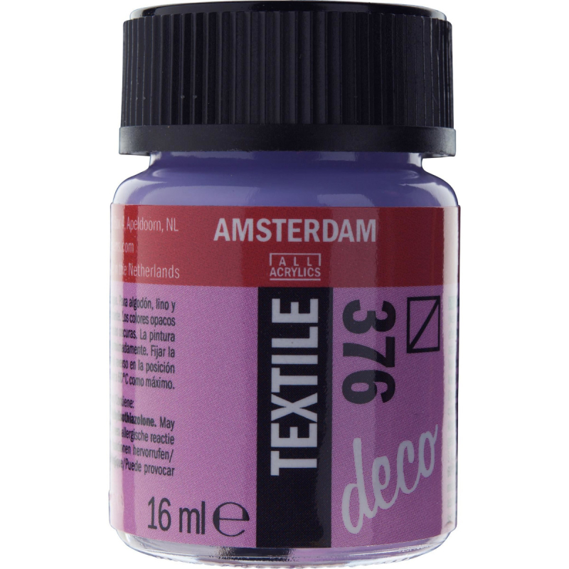 Χρώμα Amsterdam Textile 16ml Purple 376