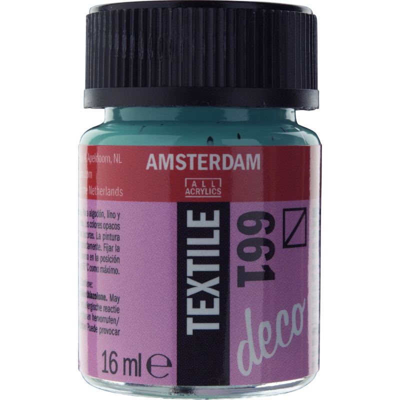 Χρώμα Amsterdam Textile 16ml Turquoise Green 661
