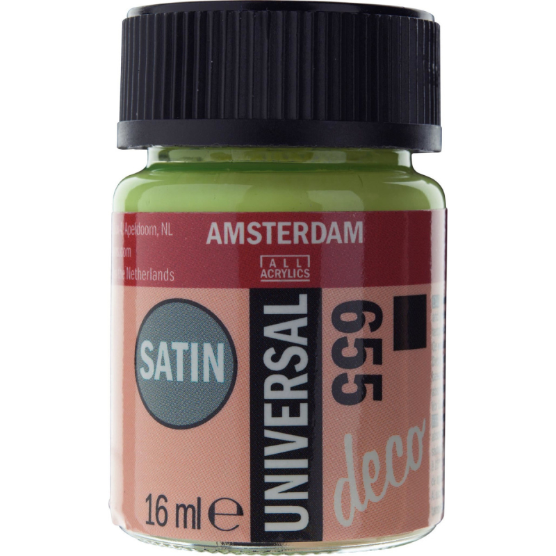 Χρώμα Amsterdam Universal Satin 16ml Apple Green 655