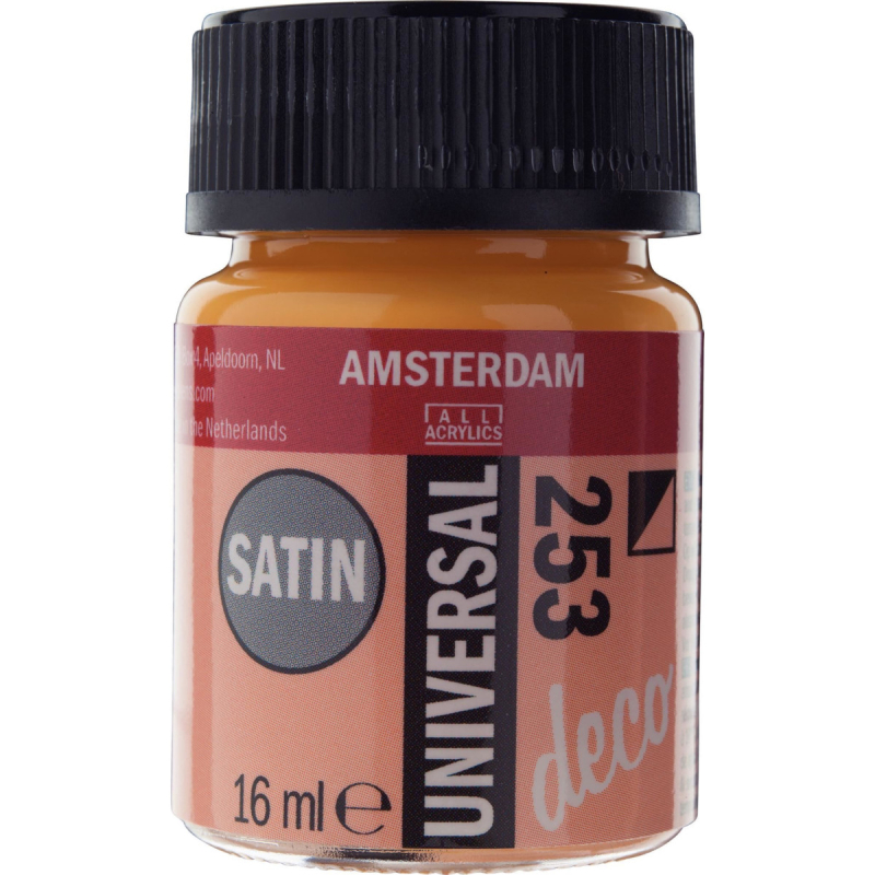 Χρώμα Amsterdam Universal Satin 16ml Gold Yellow 253